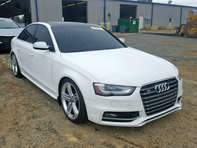 WAUMGAFL9DA210923 - 2013 AUDI S4 PRESTIG WHITE photo 1