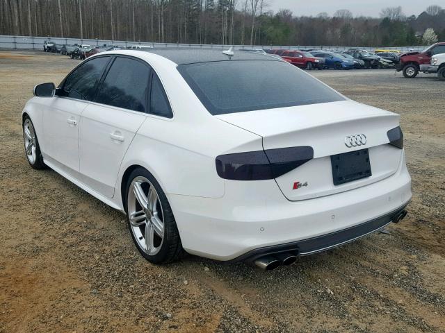 WAUMGAFL9DA210923 - 2013 AUDI S4 PRESTIG WHITE photo 3