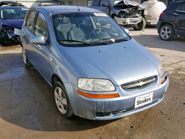 KL1TD66647B737305 - 2007 CHEVROLET AVEO BASE ლურჯი ფოტო 1