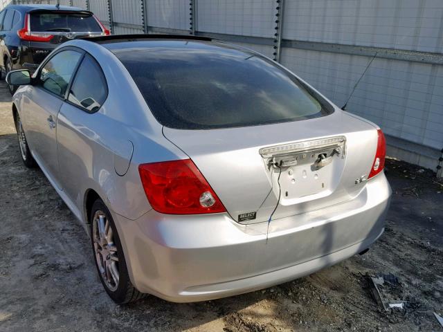 JTKDE177860075235 - 2006 TOYOTA SCION TC ვერცხლისფერი ფოტო 3