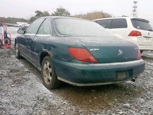 19UYA1151VL020670 - 1997 ACURA 2.2CL GREEN photo 3