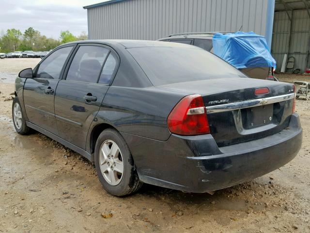 1G1ZT52845F205347 - 2005 CHEVROLET MALIBU LS BLACK photo 3