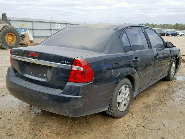 1G1ZT52845F205347 - 2005 CHEVROLET MALIBU LS BLACK photo 4