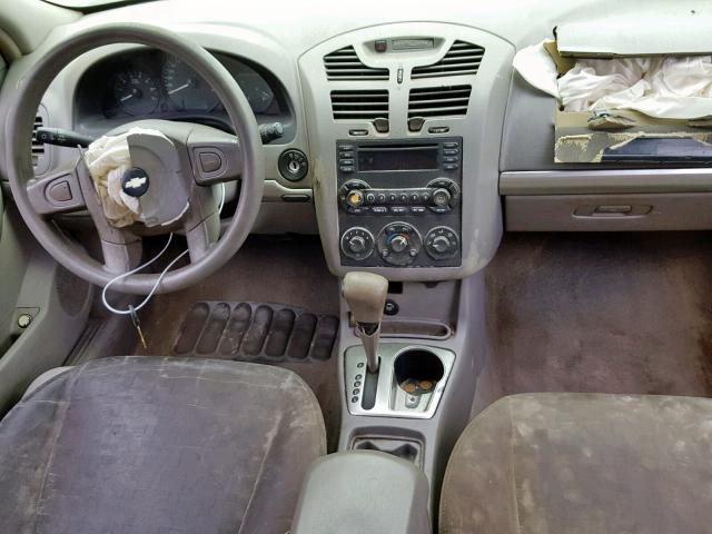 1G1ZT52845F205347 - 2005 CHEVROLET MALIBU LS BLACK photo 9