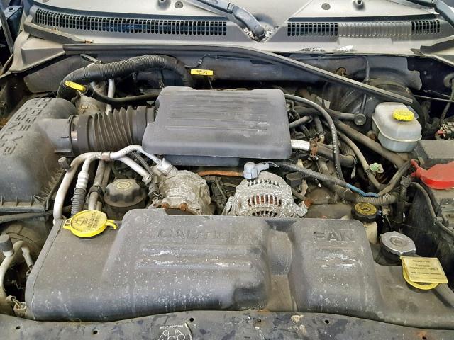 1B7GG32NX2S674071 - 2002 DODGE DAKOTA SPO BLUE photo 7