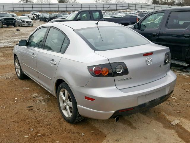 JM1BK123351238894 - 2005 MAZDA 3 S SILVER photo 3