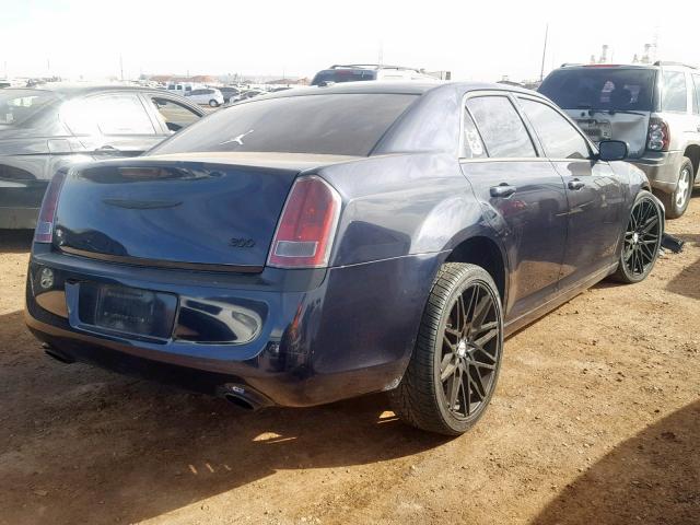 2C3CCAAG1CH311172 - 2012 CHRYSLER 300 BLUE photo 4