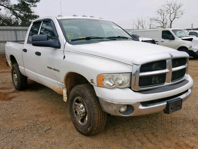 3D7KU28C94G265899 - 2004 DODGE RAM 2500 S WHITE photo 1