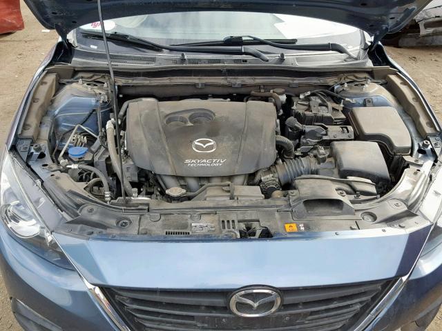 JM1BM1U70G1335497 - 2016 MAZDA 3 SPORT BLUE photo 7