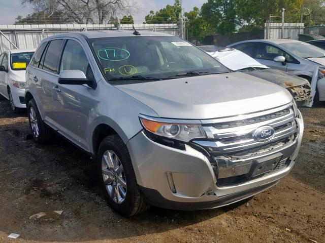 2FMDK3KC4EBA41897 - 2014 FORD EDGE LIMIT SILVER photo 1