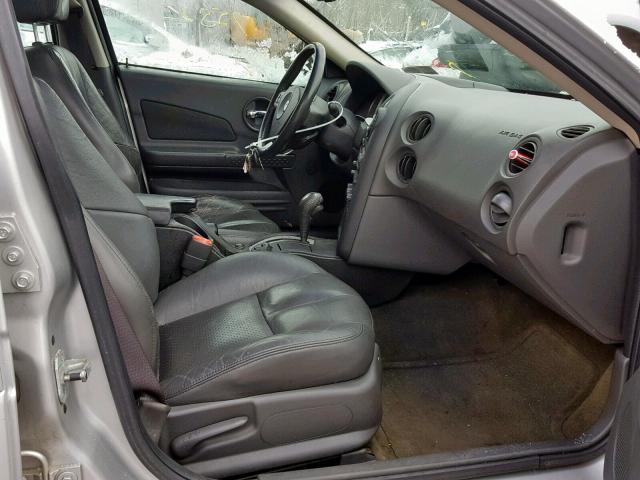 2G2WS522941116201 - 2004 PONTIAC GRAND PRIX SILVER photo 5