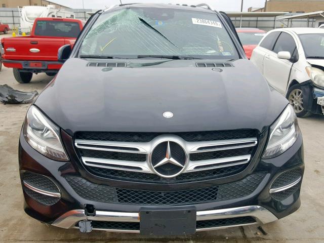 4JGDA5HB9GA778413 - 2016 MERCEDES-BENZ GLE 350 4M BLACK photo 7