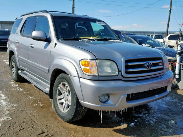 5TDBT48AX4S214310 - 2004 TOYOTA SEQUOIA LI SILVER photo 1