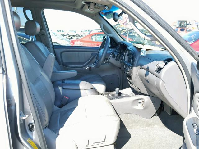 5TDBT48AX4S214310 - 2004 TOYOTA SEQUOIA LI SILVER photo 5