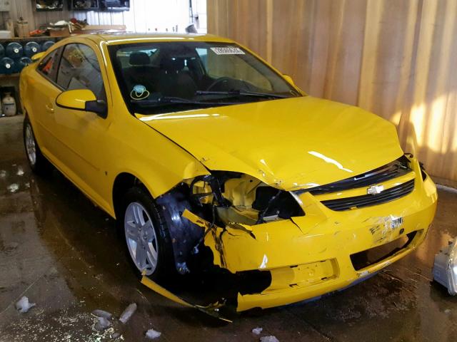 1G1AL15F877356933 - 2007 CHEVROLET COBALT LT YELLOW photo 1