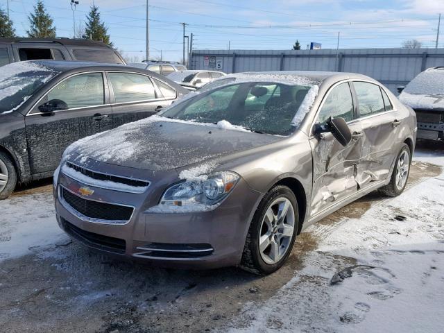 1G1ZC5EB7A4139745 - 2010 CHEVROLET MALIBU 1LT 灰色 照片 2