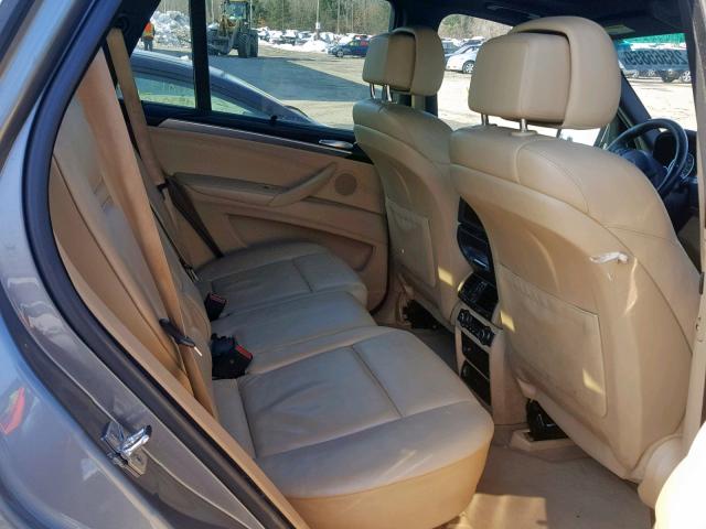 5UXFE83599L168683 - 2009 BMW X5 XDRIVE4 GRAY photo 6