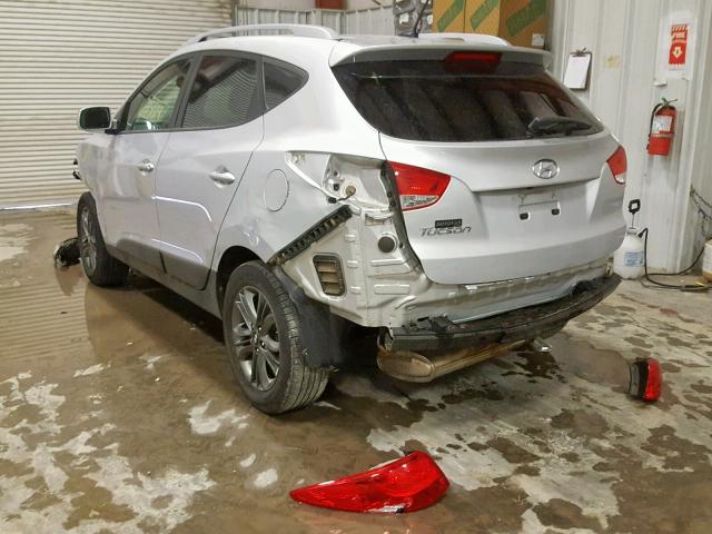 KM8JU3AG3FU042875 - 2015 HYUNDAI TUCSON LIM SILVER photo 3