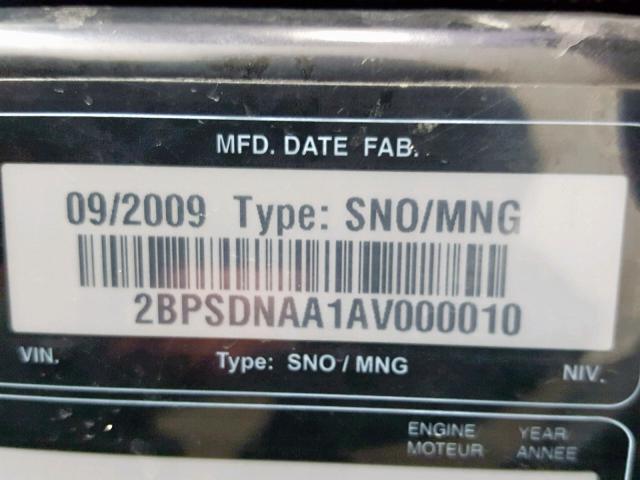 2BPSDNAA1AV000010 - 2010 SKI DOO GSX - SE MAROON photo 20