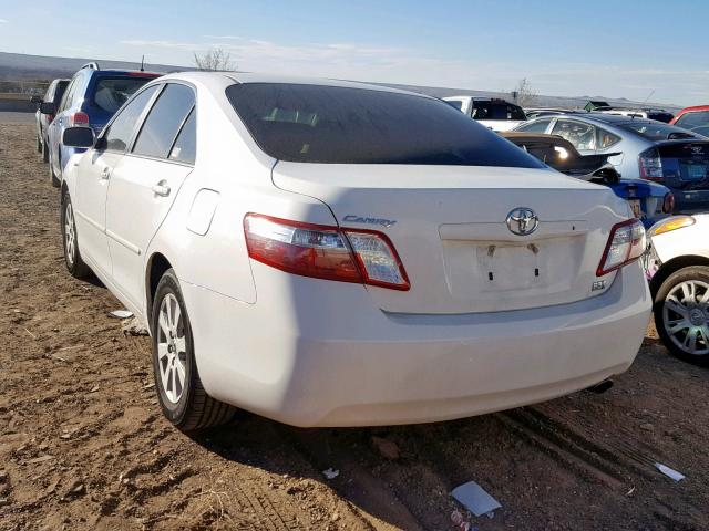 4T1BB46K18U032569 - 2008 TOYOTA CAMRY HYBR WHITE photo 3