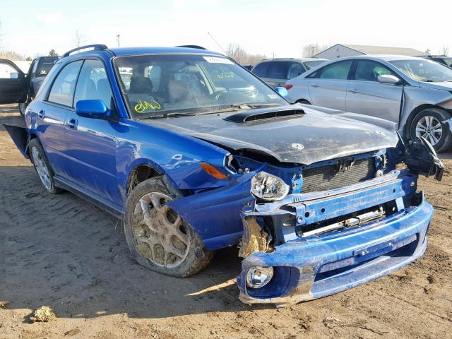 JF1GG29662H802530 - 2002 SUBARU IMPREZA WR BLUE photo 2