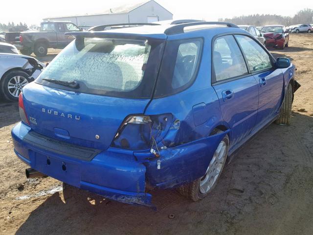 JF1GG29662H802530 - 2002 SUBARU IMPREZA WR BLUE photo 4