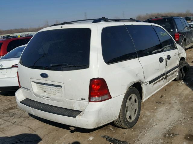 2FMZA51675BA26777 - 2005 FORD FREESTAR S WHITE photo 4