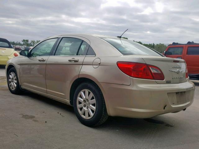 1C3LC46B39N505507 - 2009 CHRYSLER SEBRING LX GOLD photo 3