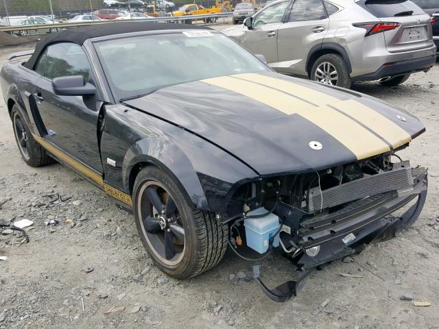 1ZVHT85H175332398 - 2007 FORD MUSTANG GT BLACK photo 1