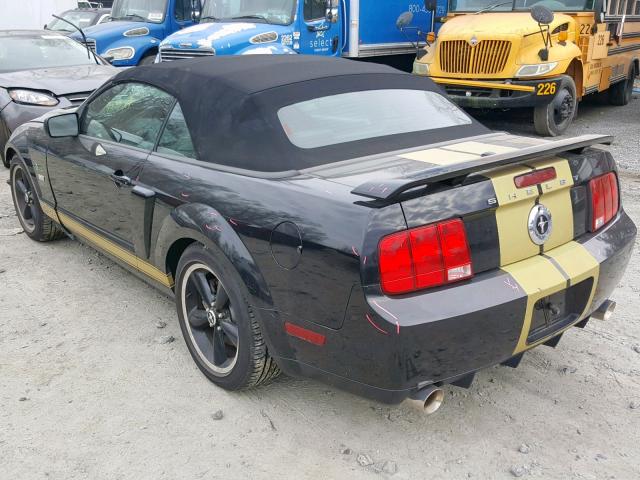 1ZVHT85H175332398 - 2007 FORD MUSTANG GT BLACK photo 3