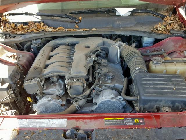 2D4FV48V75H536890 - 2005 DODGE MAGNUM SXT MAROON photo 7