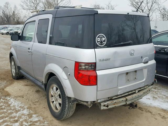 5J6YH28786L008678 - 2006 HONDA ELEMENT EX SILVER photo 3