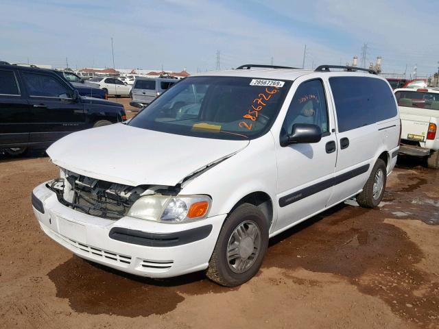 1GNDX03E24D249877 - 2004 CHEVROLET VENTURE WHITE photo 2