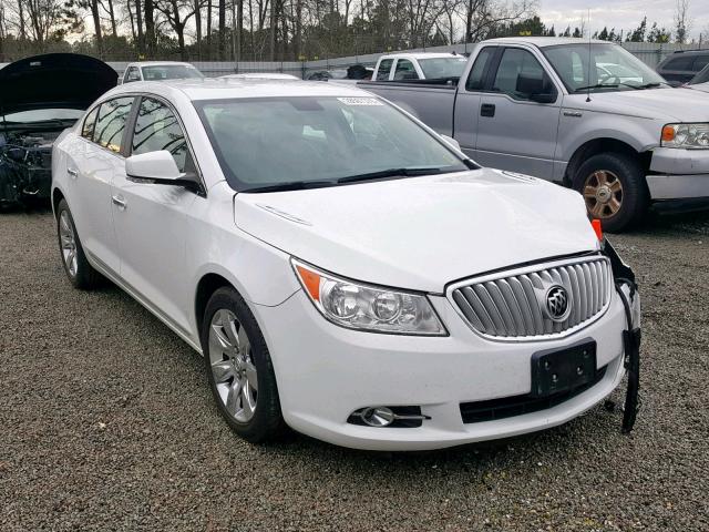 1G4GE5EV9AF193101 - 2010 BUICK LACROSSE C WHITE photo 1