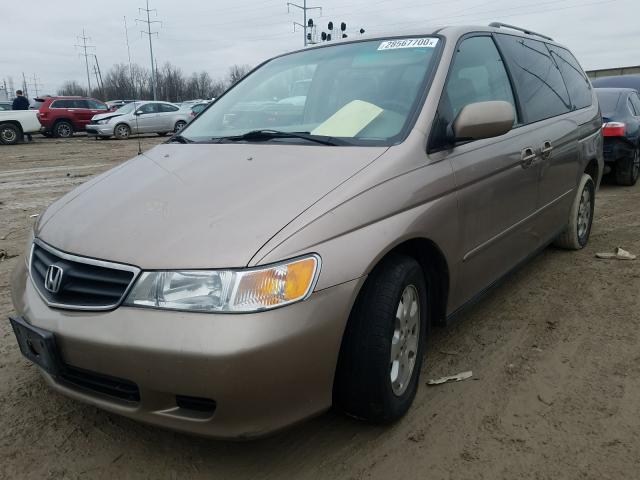 5FNRL18844B101449 - 2004 HONDA ODYSSEY EX  photo 2