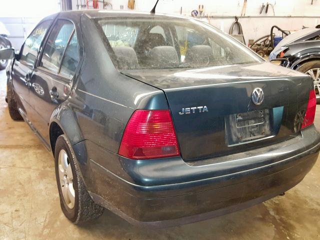 3VWSK69M53M125229 - 2003 VOLKSWAGEN JETTA GLS GREEN photo 3