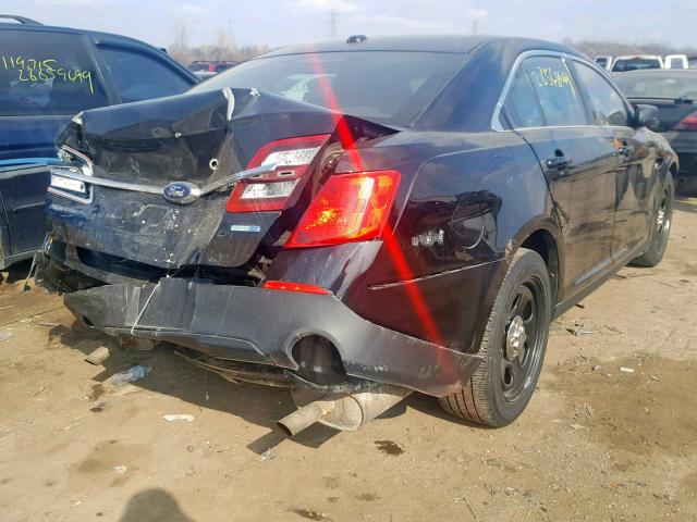 1FAHP2M86DG216920 - 2013 FORD TAURUS POL BLACK photo 4