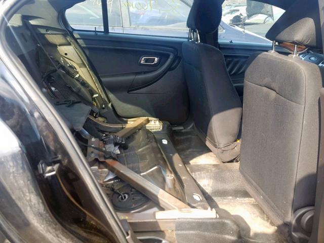 1FAHP2M86DG216920 - 2013 FORD TAURUS POL BLACK photo 6