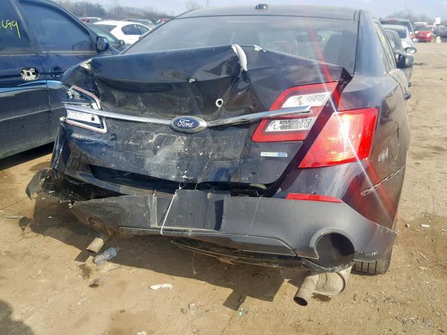 1FAHP2M86DG216920 - 2013 FORD TAURUS POL BLACK photo 9