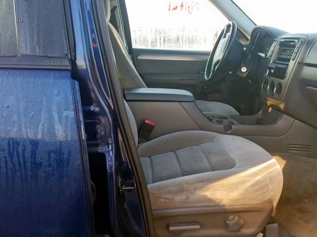 1FMZU73K64ZB24160 - 2004 FORD EXPLORER X BLUE photo 5
