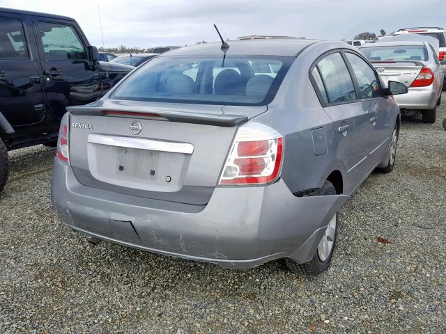 3N1AB6APXBL651402 - 2011 NISSAN SENTRA 2.0 SILVER photo 4