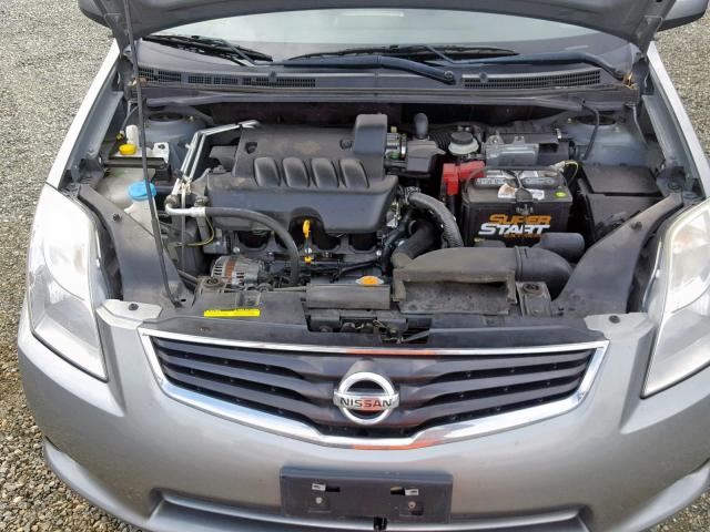 3N1AB6APXBL651402 - 2011 NISSAN SENTRA 2.0 SILVER photo 7