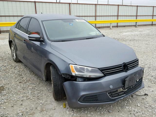 3VWLL7AJ4EM352407 - 2014 VOLKSWAGEN JETTA TDI GRAY photo 1