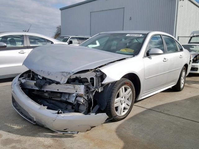 2G1WG5E37D1215335 - 2013 CHEVROLET IMPALA LT GRAY photo 2