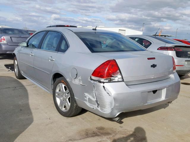 2G1WG5E37D1215335 - 2013 CHEVROLET IMPALA LT GRAY photo 3