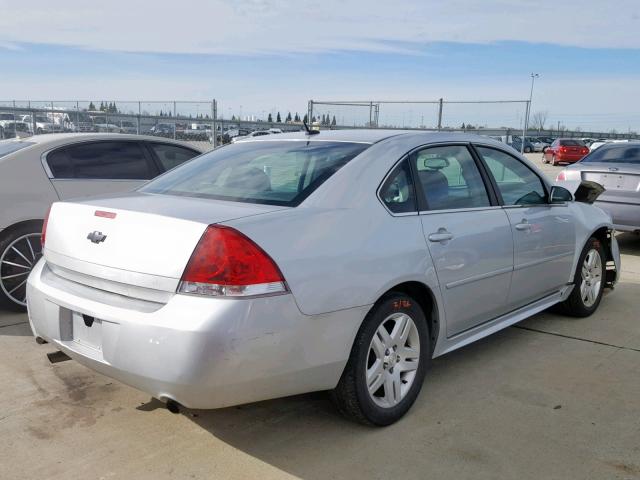 2G1WG5E37D1215335 - 2013 CHEVROLET IMPALA LT GRAY photo 4