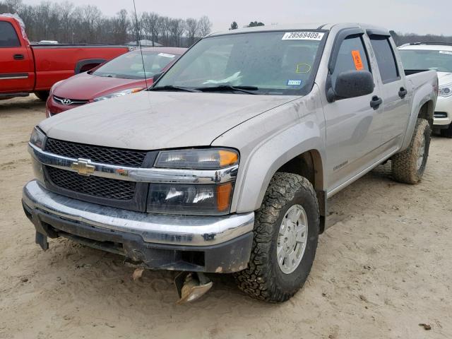 1GCDS136X58137165 - 2005 CHEVROLET COLORADO SILVER photo 2