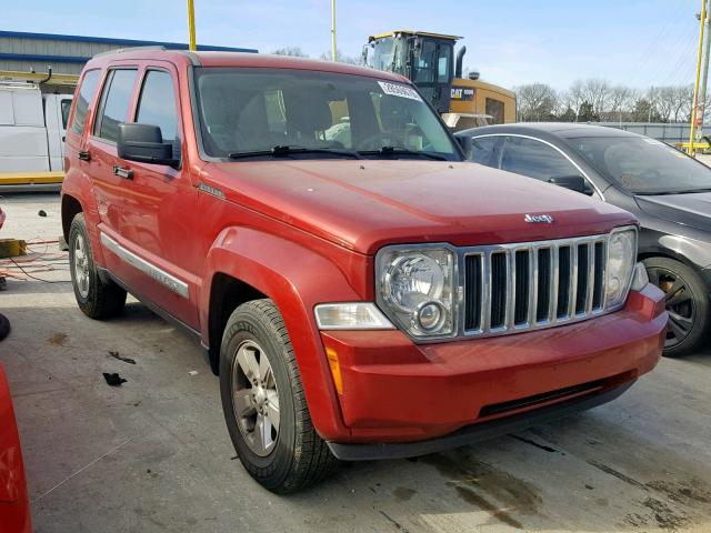 1J4PN2GK0AW113202 - 2010 JEEP LIBERTY SP RED photo 1