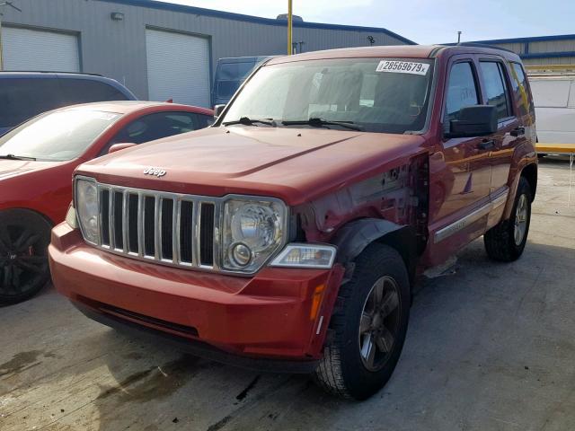 1J4PN2GK0AW113202 - 2010 JEEP LIBERTY SP RED photo 2