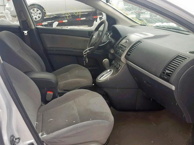 3N1AB6AP2AL614228 - 2010 NISSAN SENTRA 2.0 SILVER photo 5